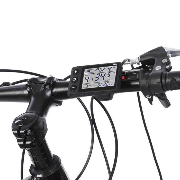 Vélo électrique vélo de montagne scooter LCD contrôleur d'instruments C (36V/48V 250W/350W) -SEC