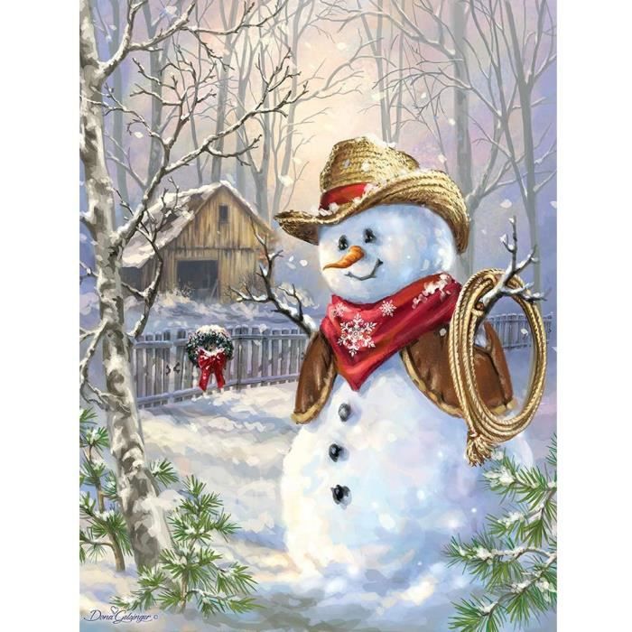 JISHSHAY Diamond Art Décoration De Table De Noël à Faire Soi-même Avec