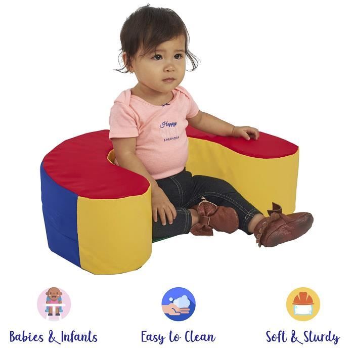 Tapis D Eveil Bo2o4 Softscape Siege Et Anneau De Support Et Siege De Bebe Chaise Assise Rembourree Avec Fond Antiderapant Pour Nurs Cdiscount Puericulture Eveil Bebe
