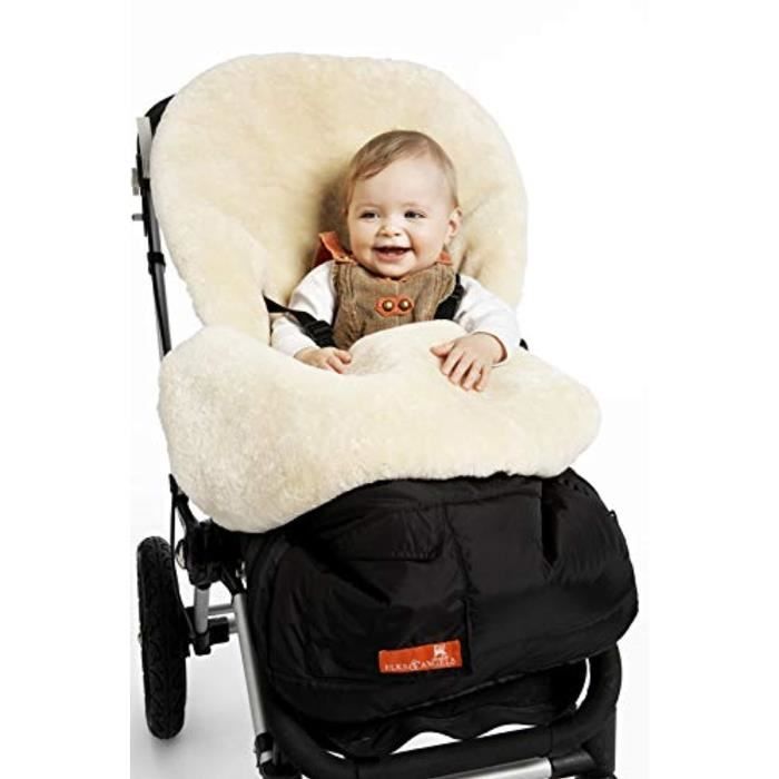 Siege Auto Faw3l Snuggle Pod Chanceliere Black Shell Soft Silky Australian Sheepskin Multi Function Universal Fit For Strollers But Achat Vente Siege Auto Siege Auto Snuggle Pod Cdiscount