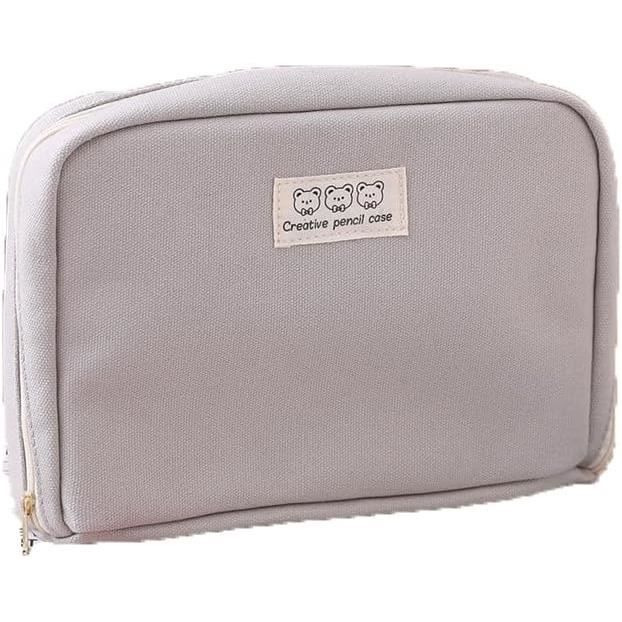 YUKO B Trousse Pailletée Moon Rose - Trousse Scintillante École Enfant Adolescent Fille