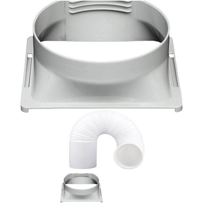 Adaptateur Tuyau Échappement Climatiseur ABS - Raccord Carré-Rond Pour Climatiseurs Portables Raccord Carré Rond Climatiseur Adaptateur Tuyau Échappement Climatiseur ABS - Raccord Carré-Rond Pour Climatiseurs Portables Raccord Carré Rond Climatiseur