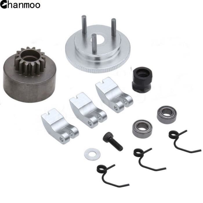 RC Campana Frizione 14T Cuscinetto Ingranaggio Pattini Frizione Molle Cono Dado Motore Gruppo Volano Per 18 Rc Modello Nitro Auto Hpi Hsp Traxxas RC Campana Frizione 14T Cuscinetto Ingranaggio Pattini Frizione Molle Cono Dado Motore Gruppo Volano Per 18 Rc Modello Nitro Auto Hpi Hsp Traxxas