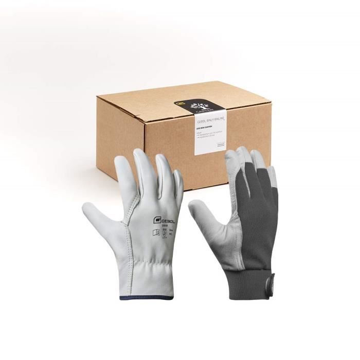 Gants De Travail Donfri Lot De 12 Paires - Revêtement PU, Taille L, Pour Jardin Et Atelier