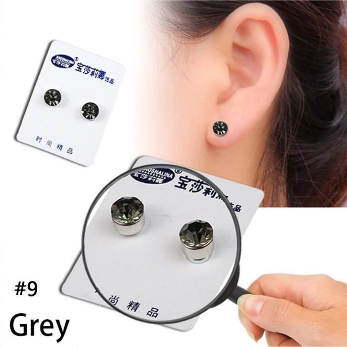 Cristal De Boucles D Oreille De Perte De Poids Amincissant La Thérapie Magnétique De Stud D Acupoints Sains Fosenme704 Achat Vente Bracelet Gourmette Cristal De Boucles D Oreille Mixte Adulte Soldes Sur