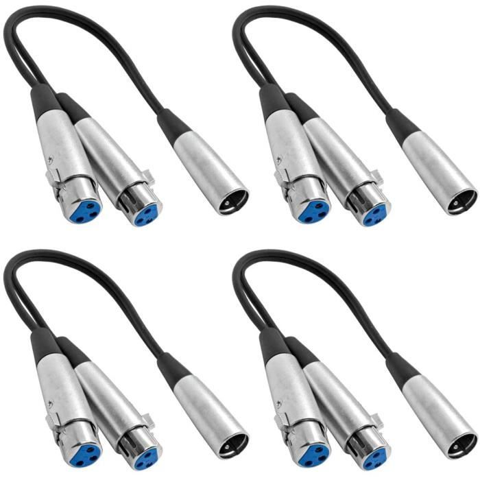 Lot De 10 Câbles De Raccordement Ethernet Cat6A U2013 3 M U2013 Jaune