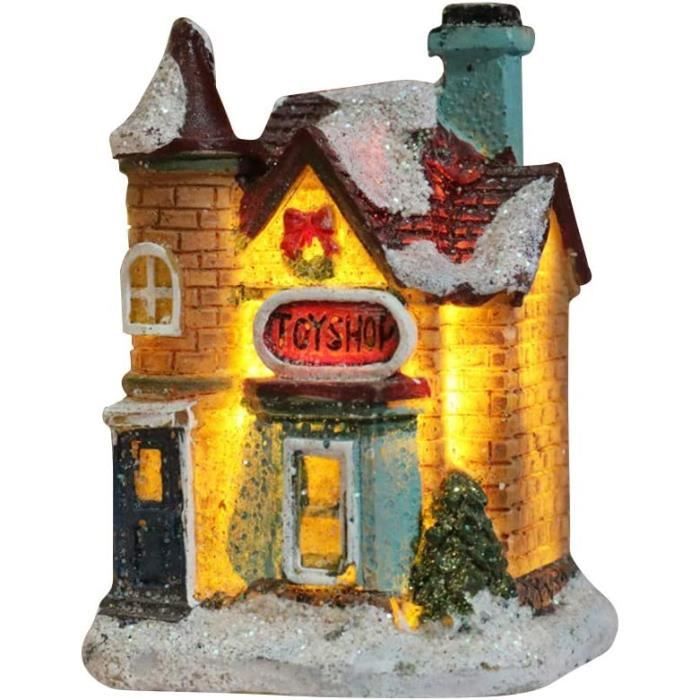 Village De Noel Lumineux, Maison De Noël Lumineuse, LED Maison Village