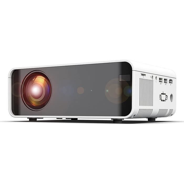Projecteur vidéo Full HD 4K, Portable Bluetooth Wi-FI 800x480 3D