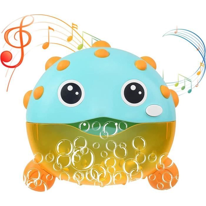 Machine à Bulles De Bain Dinosaure – Lumières Et Musique – Jouet De Douche Pour Enfants 3 Ans+