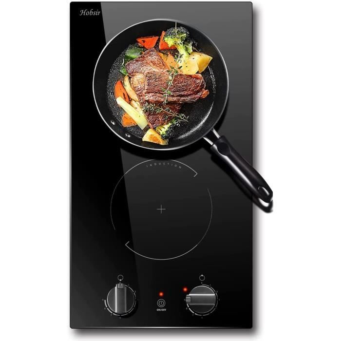 Plaque à Induction AMSTA 4 Foyers Dont 2 Flexizones - 7400W, Booster, Minuteur, Touches Sensitives