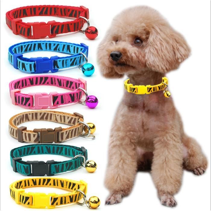 Collier Chat Avec Clochette 1 Pack Collier Chat Anti Etranglement Jaune Cdiscount