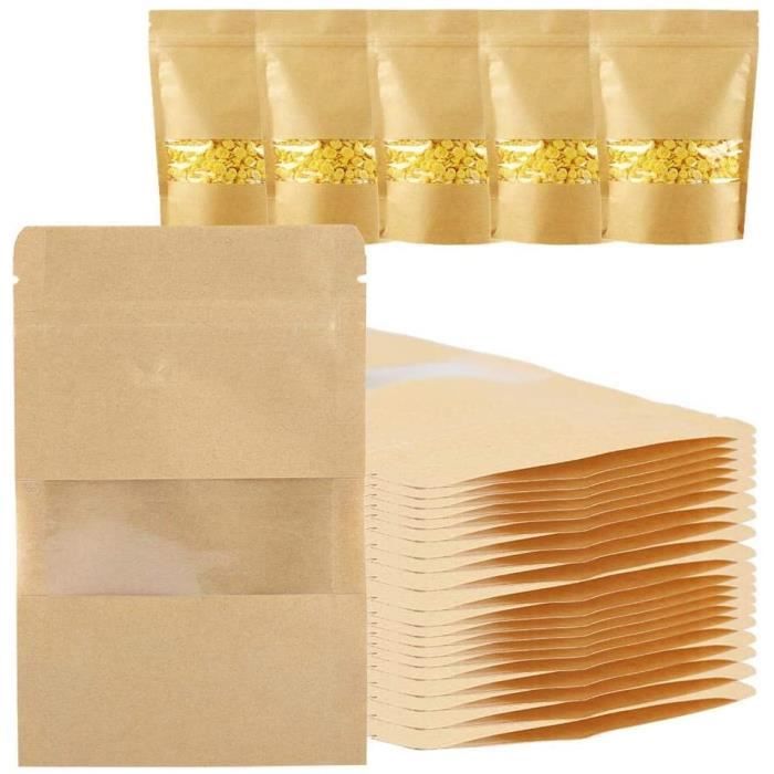 SAC ALIMENTAIRE sacs alimentaires en papier kraft Sacs en papier Kraft