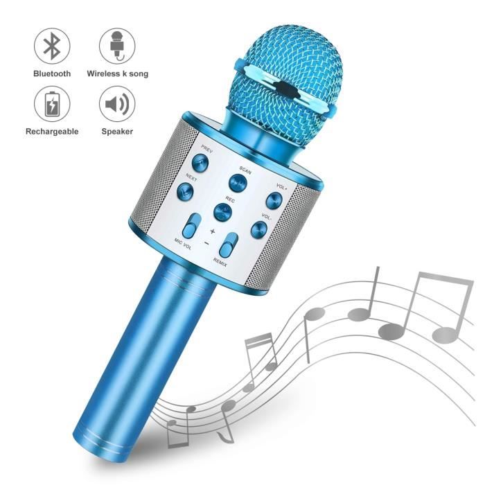 Sans fil Bluetooth karaoké Microphone 3in1 poche karaoké micro
