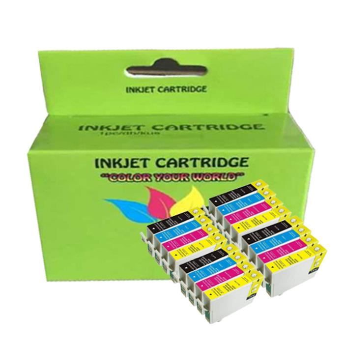 16 Cartouche  d encre  T1285 Compatible Epson  Stylus  SX435W 