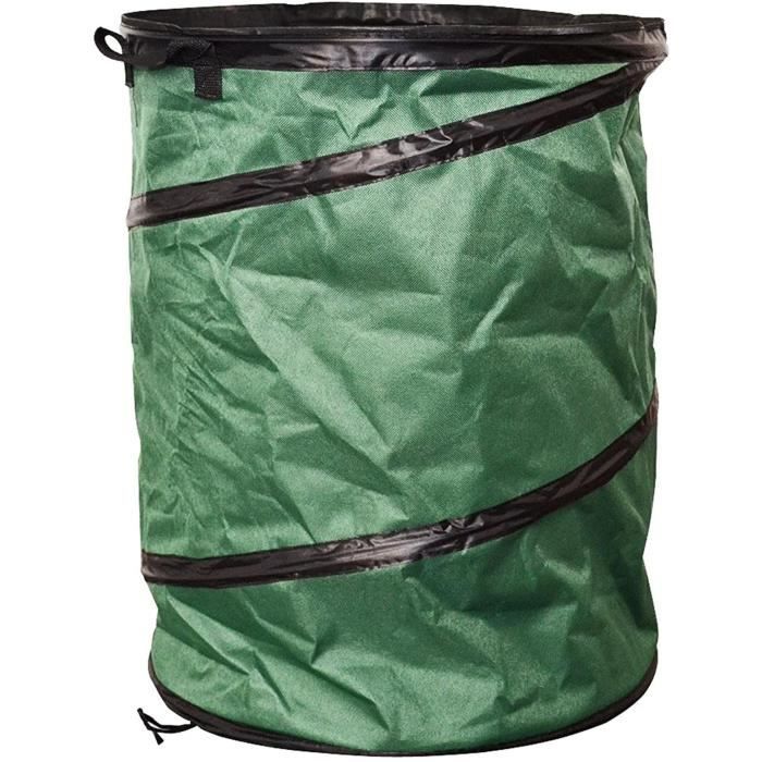 Sacs à Déchets De Jardin 120 Litres – Lot De 3 Sacs Réutilisables En PP Résistant – Poignées Renforcées, Debout Tout Seul – Pour Feuilles, Tonte, Débris