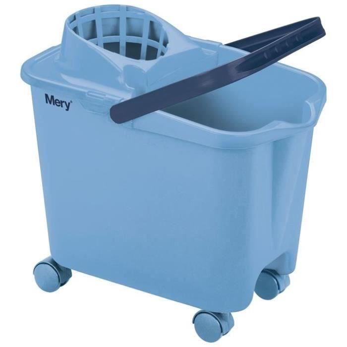 MERY - Lave sol complet bleu à roulettes 14 L + essoreur 0325.31