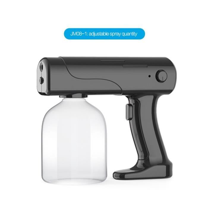 Pulvérisateur Désinfectant Électrique 300 Ml - Avec Lumière Bleue - Technologie Electrostatique - Pour Cuisine, Salle De Bain