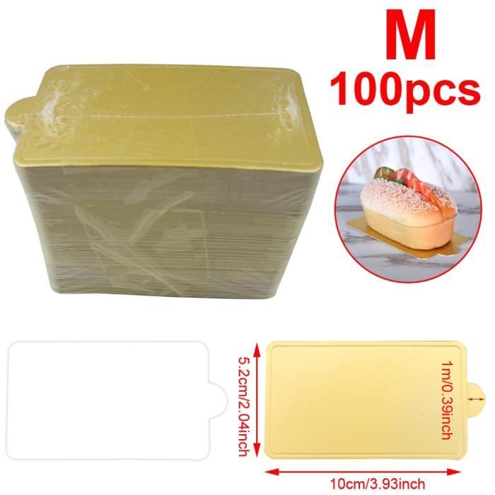 Tapis De Cuisson Mini Base A Gateau Rectangulaire En Carton Dore Assiettes En Papier Pour Patisserie Planche A Type Rose Cdiscount Maison