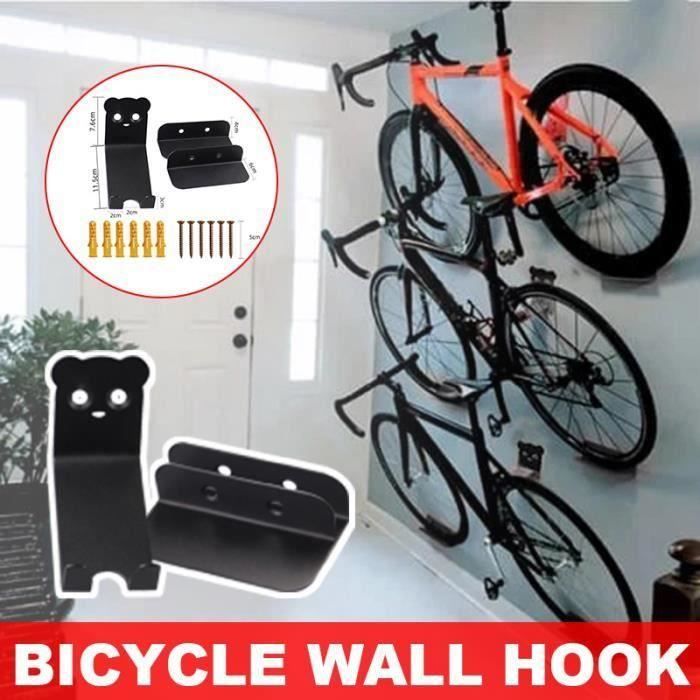 Vélo Support Mural Monture Pour Support Max 18 Kg Capacité Garage Vélo  Stockage Mur Rack Stands Crochet De Suspension - Cdiscount Sport