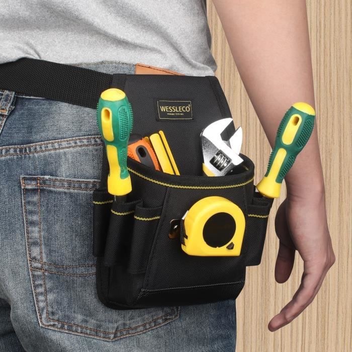 Ceinture à Outils, Pochette à Outils Pour électricien Et Menuisier Avec Clip De Ceinture Pochette A Outils De Jardinage Pour Homme Sac A Outils 97324451