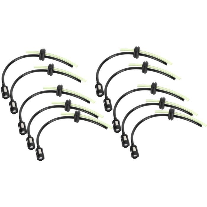 Lot De 20 Clips De Fixation Connecteur Filtre à Carburant – Attaches Plastique Auto Noir