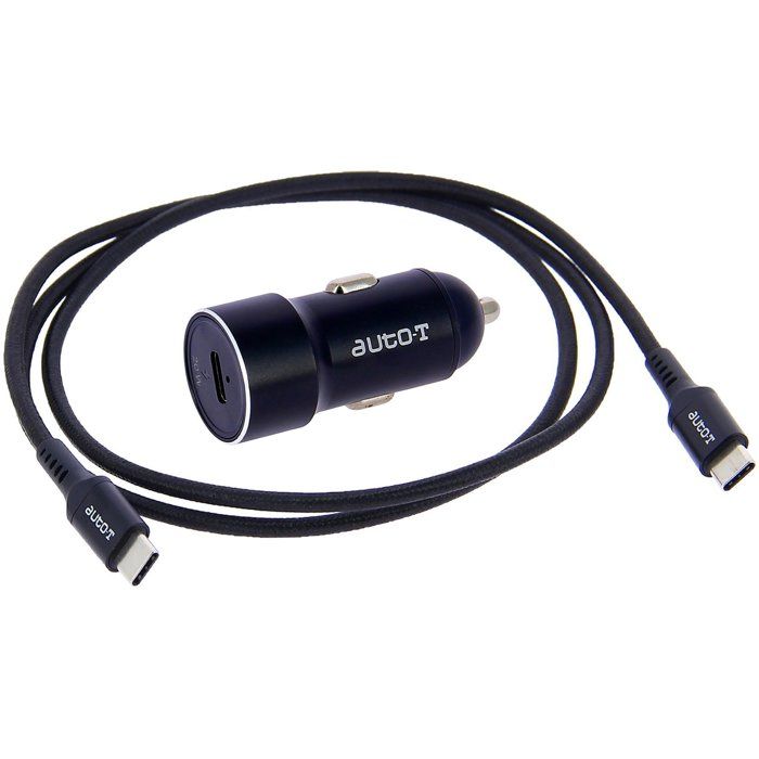 Kit chargeur auto - AUTO T - 540225 - USB-C - 20 W - 5 A