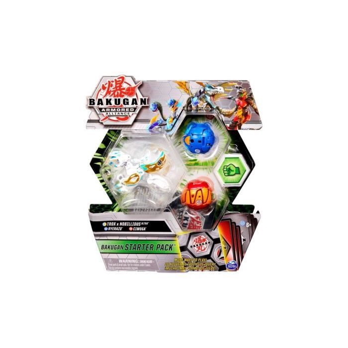 Bakugan Armored Alliance Starter Pack Trox Nobillious Fangzor
