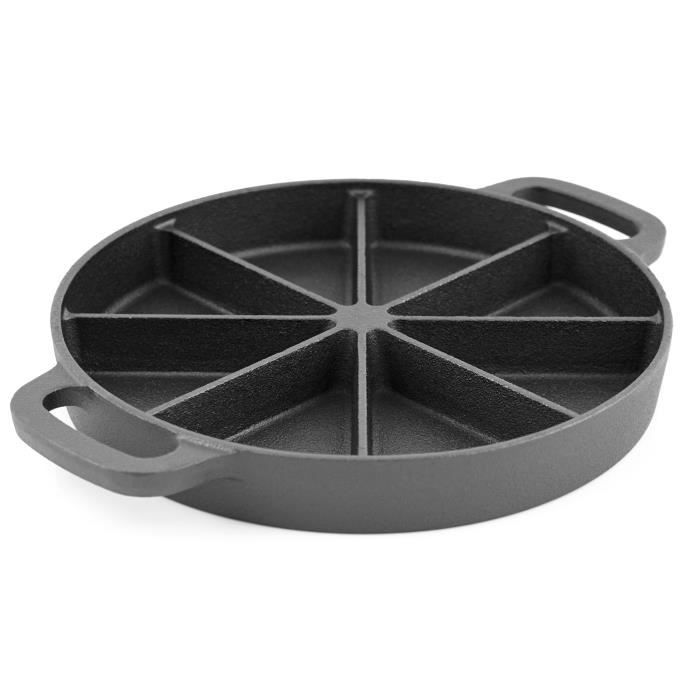 BBQ-Toro Poêle à griller en fonte 20 cm Poêle en fonte avec deux BBQ-Toro Poêle à griller en fonte 20 cm Poêle en fonte avec deux