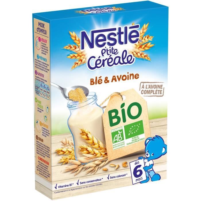 Nestle P Tite Cereales Bio Ble Avoine 240 G Des 6 Mois Achat Vente Cereales Bebe Nestle P Tite Cereales Bio Ble Avoine 240 G Des 6 Mois Soldes Cdiscount