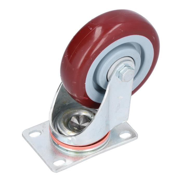 Roulette Fixe Polyamide Renforcée Blanc Diamètre 150 Mm - 900 Kg