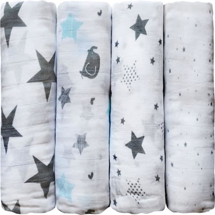 Nuit Etoilee Cuddlebug Lot De 4 Lange Bebe 1cm X 1cm Couverture Emmaillotage Pour Bebe 4 Modeles Mignons Mousseline De Cdiscount Puericulture Eveil Bebe Nuit Etoilee Cuddlebug Lot De 4 Lange Bebe 1cm X 1cm Couverture Emmaillotage Pour Bebe 4 Modeles Mignons Mousseline De Cdiscount Puericulture Eveil Bebe
