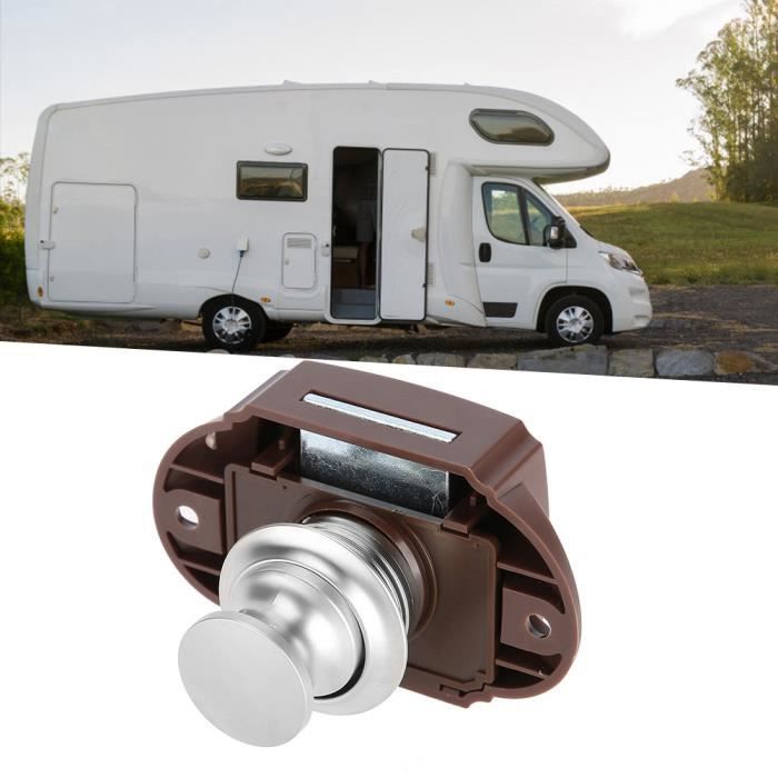 Myazs Poignée Bouton Poussoir Serrure Porte Camping-car Voiture Bateau - Verrouillage Meubles