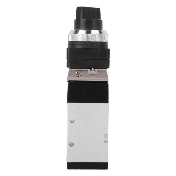 Vanne Mécanique 2 Voies FLEXMAN G1/8 - Vanne à Piston Métallique Pneumatique Avec Bouton Plastique