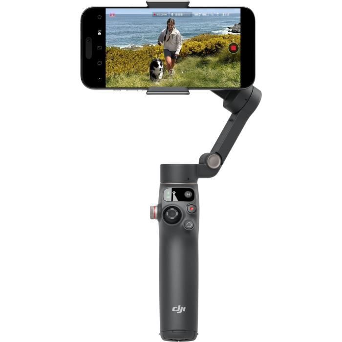 Stabilisateur - DJI - Osmo Mobile 8 - Rotation fluide 360° - Barre d’extension + trépied intégrés - Nacelle de stabilisation 3 axes