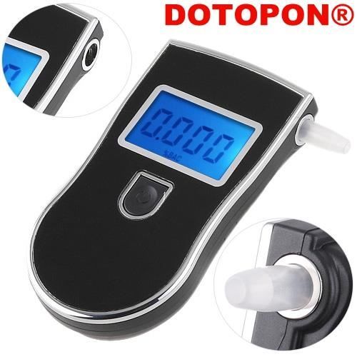 Éthylotest Électronique JSELDA - Rechargeable USB-C - Sans Contact - écran LCD - Précis Et Hygiénique - Pochon Inclus