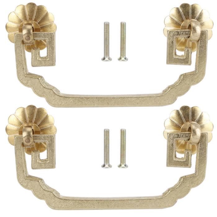 Lot De 12 Poignées De Meubles En Bronze – Diamètre 4,7 Cm – Neuves