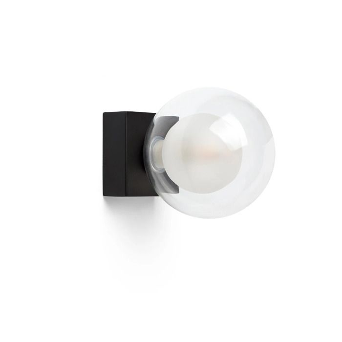Applique murale noire PERLA 40088