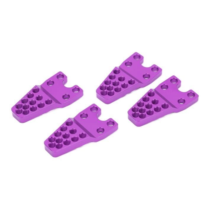 Lot De 4 Amortisseurs En Alliage Rouge Pour Voiture RC MN 1/12 D90 – 65 Mm, Avec Vis, écrous, Tubes, Upgrade Durable