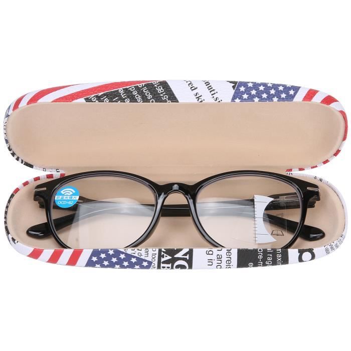 Fdit Lunettes de lecture multifocales progressives Lunettes de Lecture Multifocales Anti-Lumière Bleue Lunettes Presbytes Simples