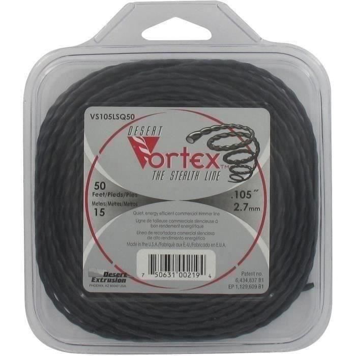 Coque fil nylon VORTEX - JARDIN PRATIC - Longueur 15m, Ø 2,70mm