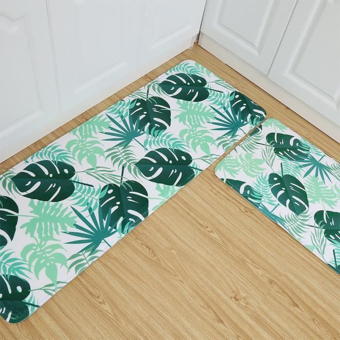 Siunwdiy Tapis De Cuisine Devant Evier Marron 40x260cm Tapis De Passage Couloir Antidérapant Tapis De Porte