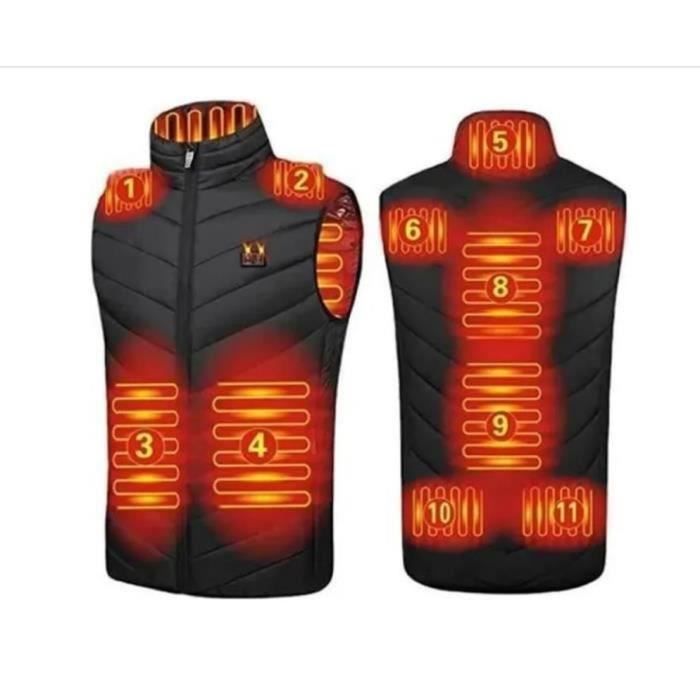 Blouson Chauffant Avec 21 Zones De Chauffage Vestes Chauffantes