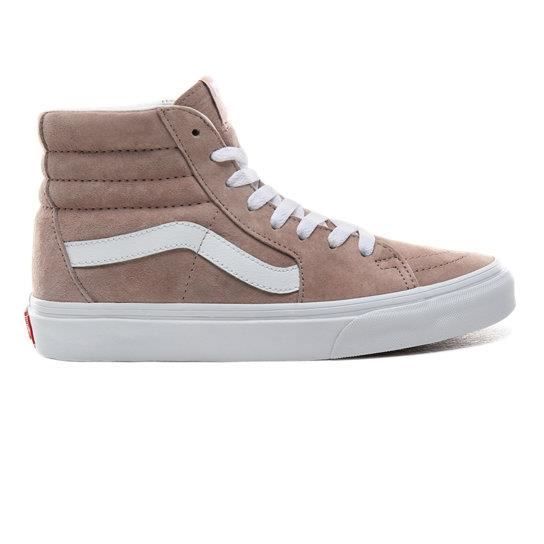 vans rose suede