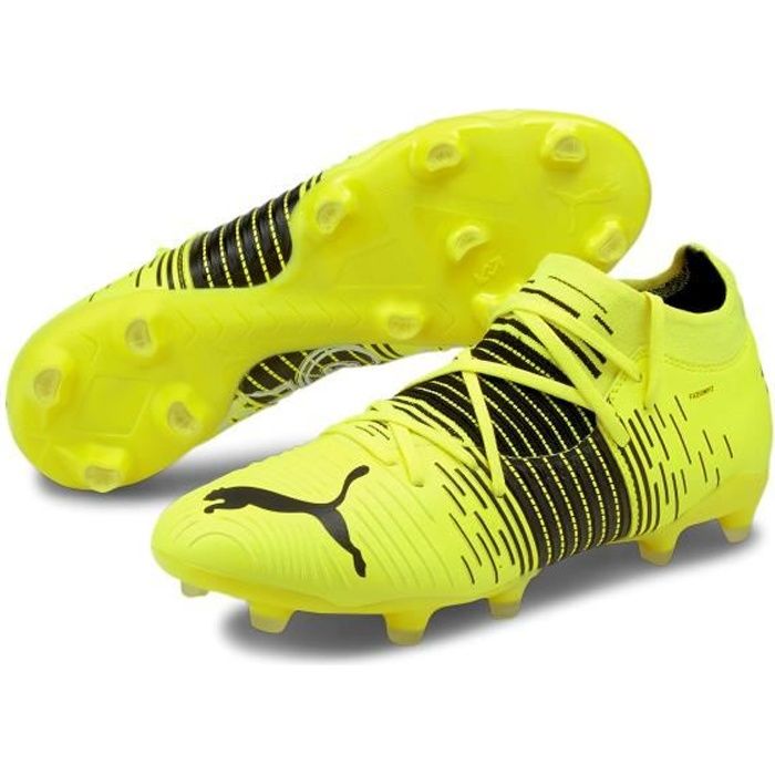 الزي الإماراتي Chaussures de football Puma Future Z 3 1 FG/AG - jaune fluo/noir ... الزي الإماراتي