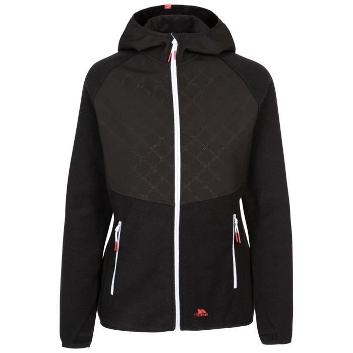 Veste polaire homme Trespass SONST - Gris chiné - AT200 - Respirant