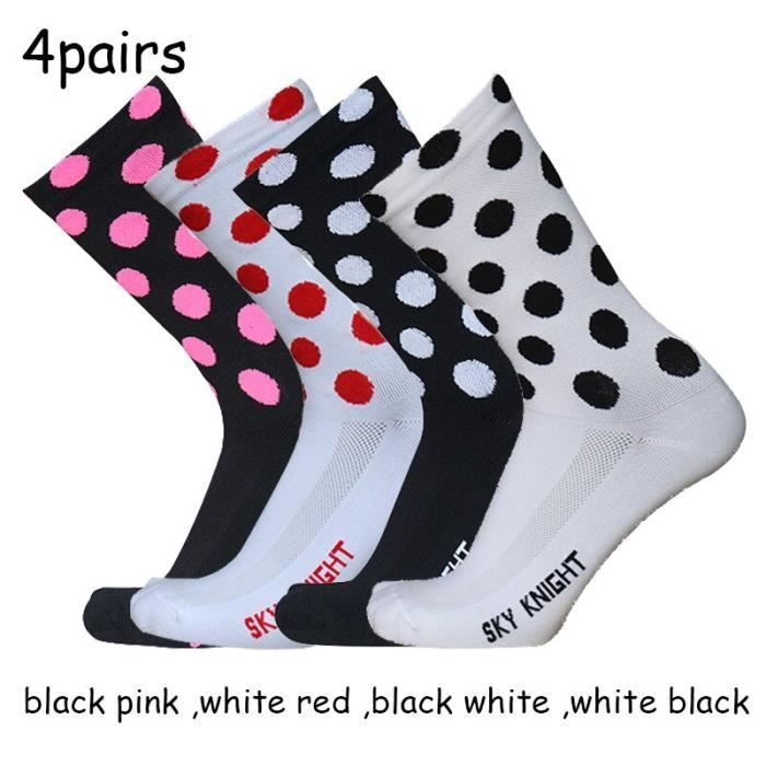 Chaussettes De Cyclisme Respirantes Pour Homme Et Femme - Sport, Vélo, Confort Et Maintien, Taille Unisexe 39-46