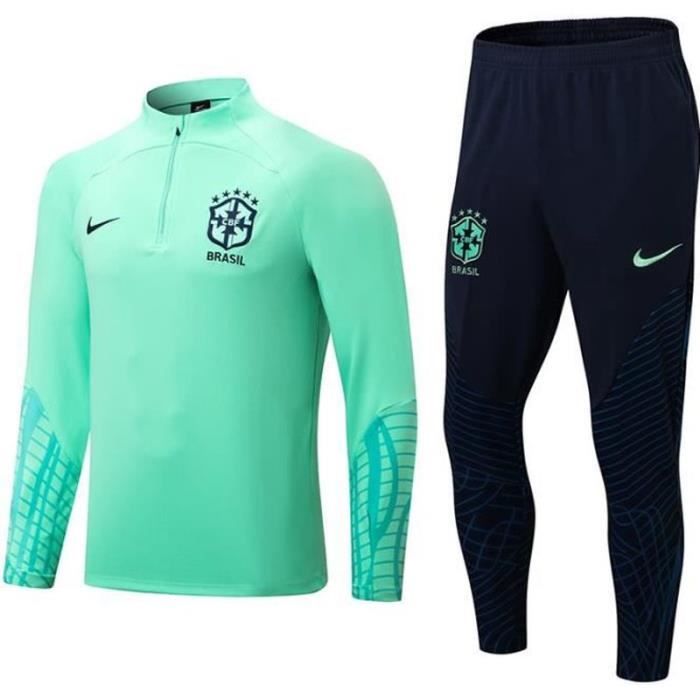 Survêtement de Foot Brésil 2022 2023 Homme Nouveau Maillot de Football