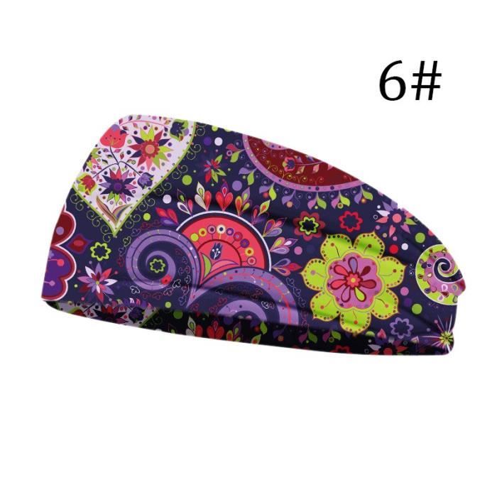 Lot De 12 Bandeaux Cheveux Floraux Candygirl - 10mm Large - Multicolore