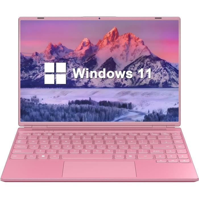 EJ.life Mini Laptop, for N5095 CPU Pink 100‑240V Portable Laptop for  Window11 with informatique ordinateur Prise UE 12G 256G - Cdiscount  Informatique