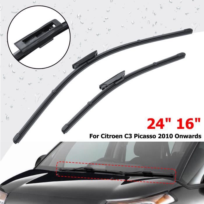 Pour Nissan 24/"//13/" Avant Aero Flat Essuie-Glace Lames Paire